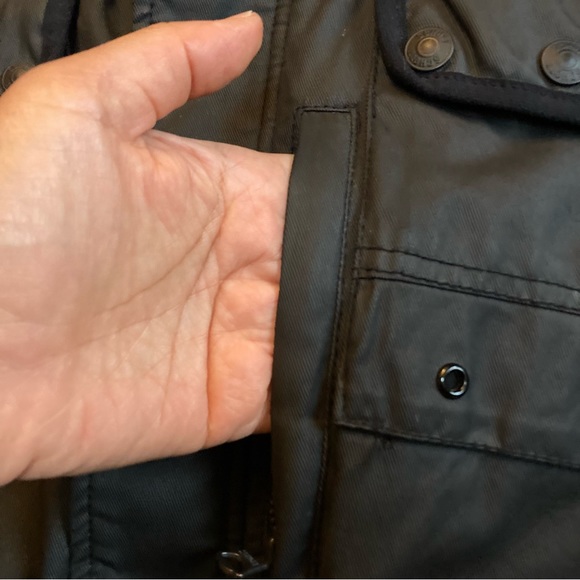 Vintage 90s SCHOTT NYC Parka Coat Mens Hooded M65 Winter ￼Utility Jacket - Picture 11 of 16